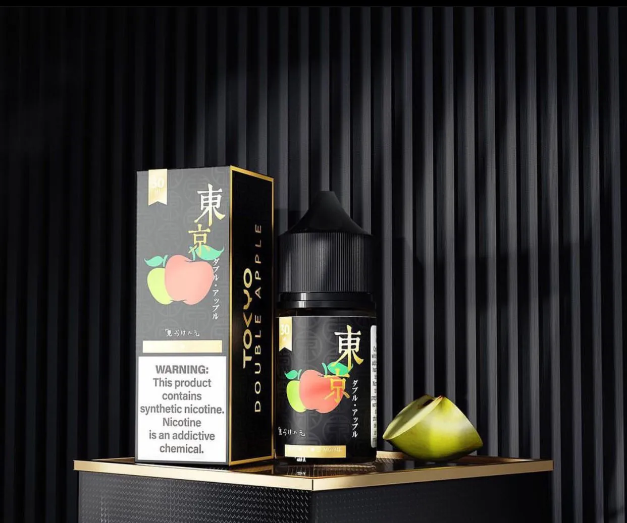 Double-apple-Tokyo-saltnic-golden-series-30ml-Vip-vape-store