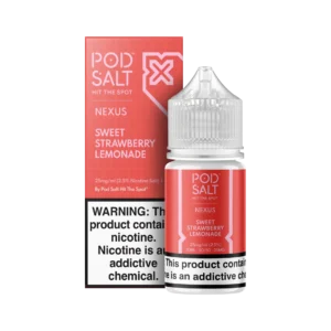 POD SALT NEXUS SWEET STRAWBERRY LEMONADE