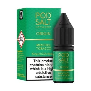 POD SALT ORIGIN MENTHOL TOBACCO