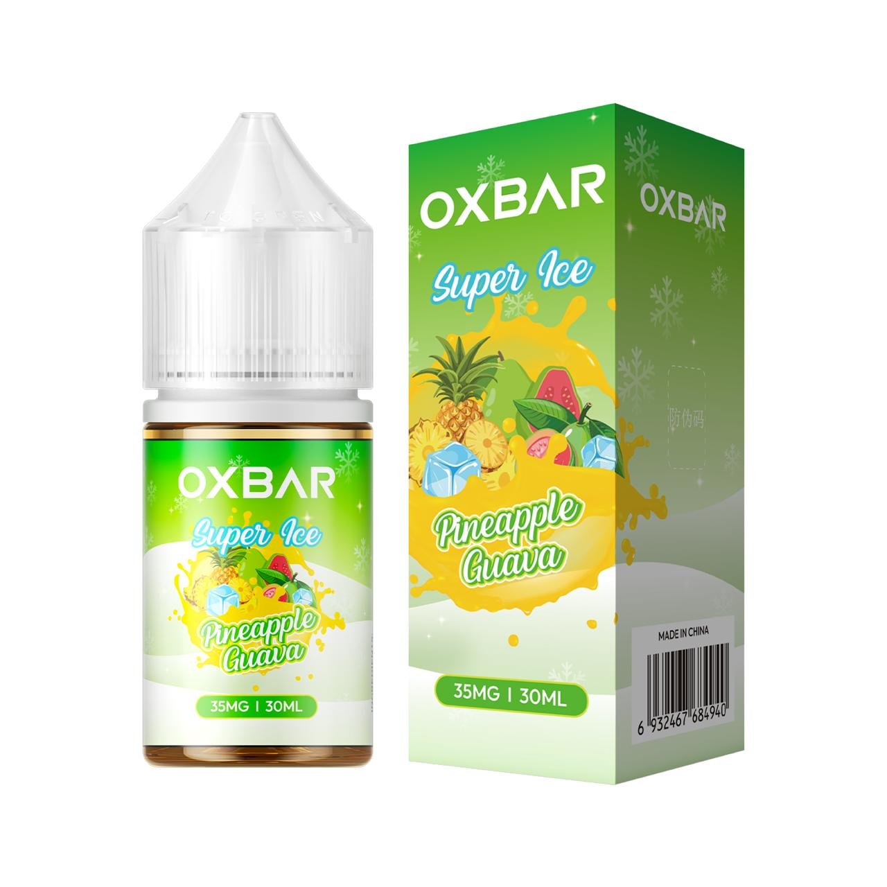 OXBAR PINEAPPLE GUAVA – SUPER ICE NIC SALT 30ML