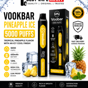 Vookbar Pineapple Ice 5000 Puffs Price in Pakistan