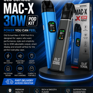 Old School Mac-X 30W Pod Kit Pakistan