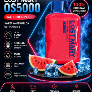 Watermelon Ice Lost Mary OS5000 5000 puffs