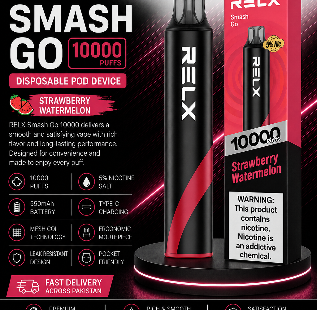 strawberry watermelon relx smash go 10k puffs