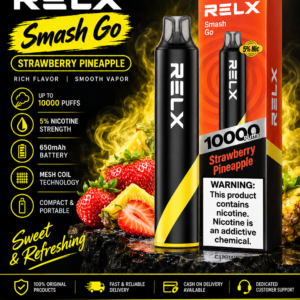 Relax Smash Go Strawberry Pineapple ice 10000 Puffs