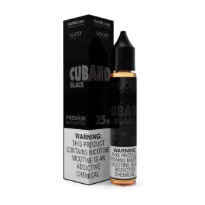 Cubano Black SaltNic – VGOD 30ml (25mg, 50mg) NicSalt E-Liquid