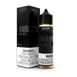 Cubano Black – VGOD E-liquid 60ML – (0mg-3mg-6mg)