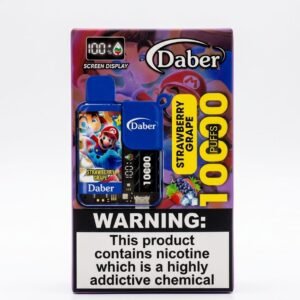 Daber Strawberry Grape 10000 Puffs disposable vape box in Pakistan, 50MG