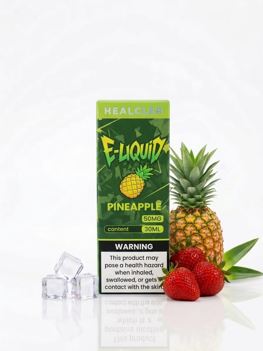 Healcler Pineapple Ice 30ML e-liquid bottle in Pakistan, 50MG