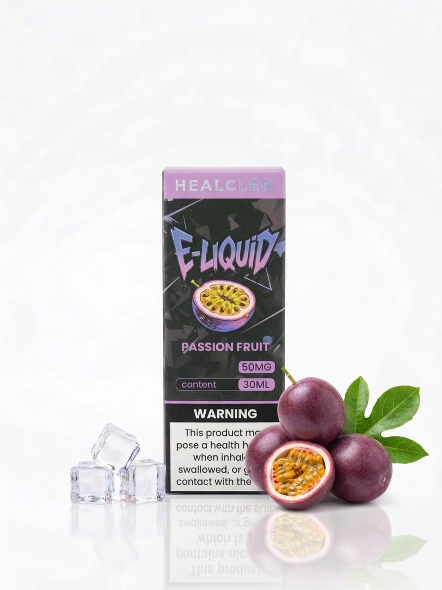 Healcler Passion Fruit Ice 30ML e-liquid bottle in Pakistan, 50MG