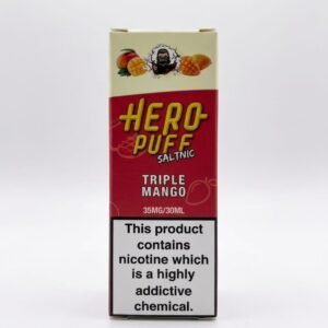 HeroPuff Triple Mango 30ML nic salt box in Pakistan, 35MG and 50MG strength