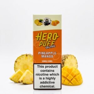 HeroPuff Pineapple Mango 30ML nic salt box in Pakistan, 35MG and 50MG strength
