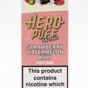 HeroPuff Strawberry Watermelon Kiwi 30ML nic salt box in Pakistan, 20MG strength