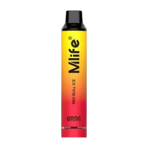 Mlife Disposable Vape – Red Bull Ice 50mg 6000 Puffs
