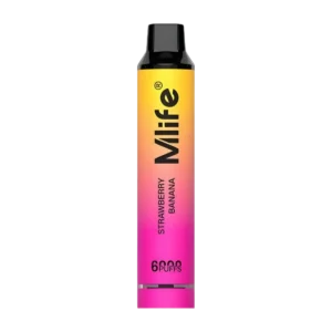 Mlife Disposable Vape – Strawberry Banana Ice 50mg 6000 Puffs
