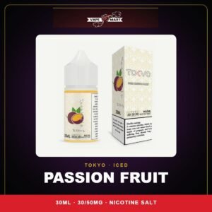 Tokyo Iced Passion Fruit 30ml Saltnic box and bottle