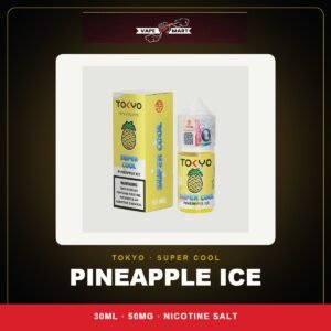 Tokyo Super Cool Pineapple Ice 30ml Saltnic 50mg box and bottle