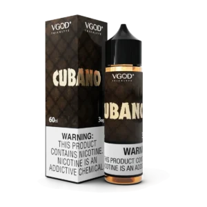 VGod Cubano Rich Creamy Cigar E-liquid – 60ml (0mg, 3mg, 6mg, 12mg, 18mg) Nicotine Strengths