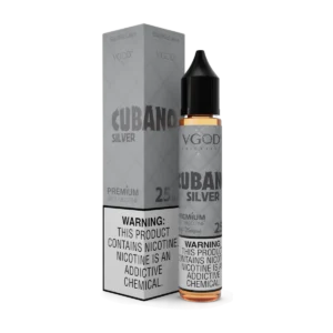 VGod Cubano Silver SaltNic – 30ml (25mg, 50mg) Nicotine Strengths