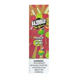 Bazooka Sour Straws Peach 60ml box