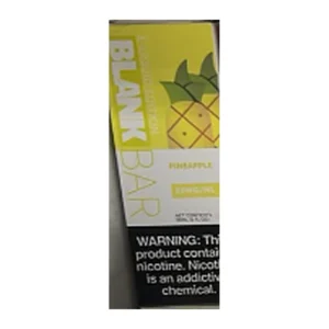 Blank Bar E-Liquid Edition Pineapple 30ml 50MG box