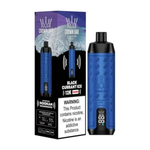 Crown Bar 12K Sound Black Currant Ice box and device