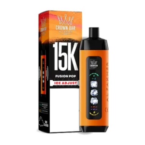 Crown Bar 15K Ice Adjust Fusion Pop box and device