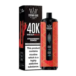Crown Bar 40K Mega Max Strawberry Punch 40000 Puffs