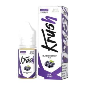 Drip Down Krush Blackcurrant Ice 30ml nic salt box and bottle