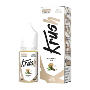 Drip Down Krush Coconut Ice 30ml nic salt box and bottle