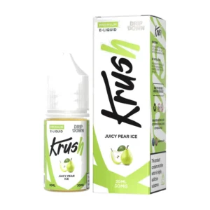 Drip Down Krush Juicy Pear Ice 30ml nic salt box and bottle