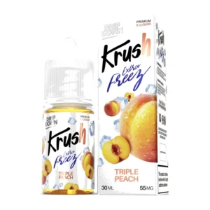 Drip Down Krush Triple Peach Extra Freeze 30ml bottle and box