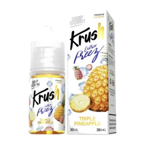 Drip Down Krush Triple Pineapple Extra Freeze 30ml nic salt box and bottle