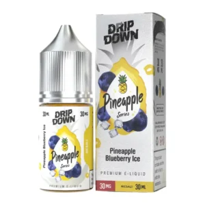Drip Down Pineapple Series Pineapple Blueberry Ice 30ml bottle and box