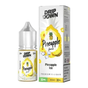 Drip Down Pineapple Series Pineapple Ice 30ml bottle and box