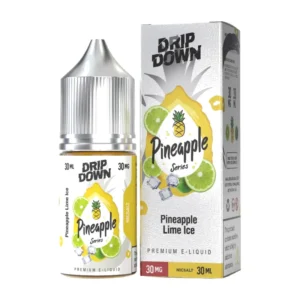 Drip Down Pineapple Series Pineapple Lime Ice 30ml nic salt box and bottle