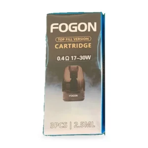 Fogon top fill cartridge 2.5ml box
