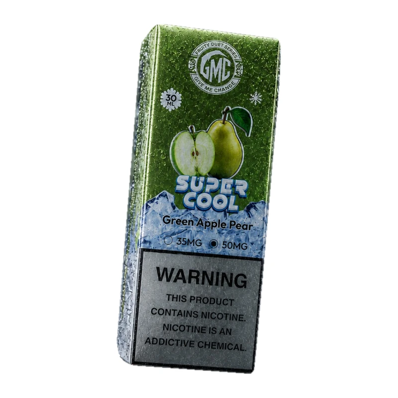 GMC Green Apple Pear 30ml nic salt box