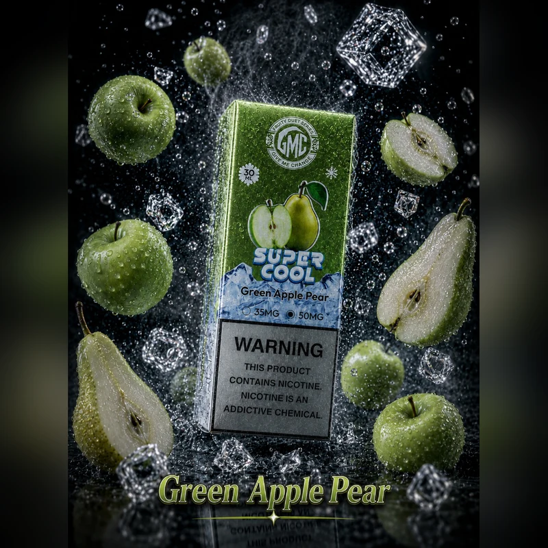 GMC Green Apple Pear 30ml nic salt