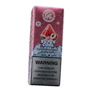 GMC Lychee Watermelon Bubble Gum 30ml nic salt box