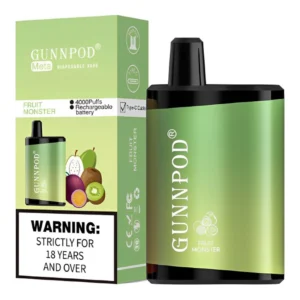 Gunnpod Meta Fruit Monster 4000 Puffs disposable and box