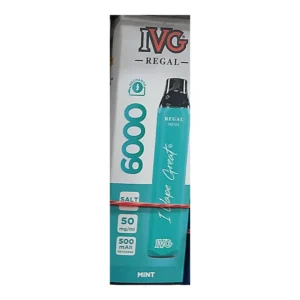 IVG Regal Mint 6000 Puffs box