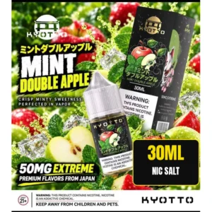 Kyotto Mint Double Apple 30ml 50mg nic salt
