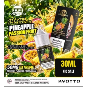 Kyotto Pineapple Passion Fruit 30ml 50mg nic salt