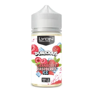 Lyon Dualcious Cranberry Raspberry Ice 100ml 3mg e-liquid bottle