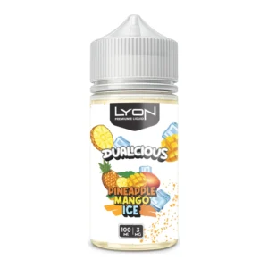 Lyon Dualcious Pineapple Mango Ice 100ml 3mg e-liquid bottle