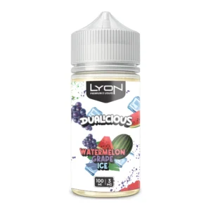 Lyon Dualcious Watermelon Grape Ice 100ml 3mg e-liquid bottle