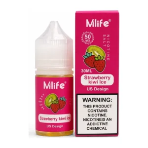Mlife Strawberry Kiwi Ice 30ML nic salt box and bottle