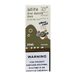 Mlife Ultra Cool Kiwi Bubble Gum 30ML nic salt box