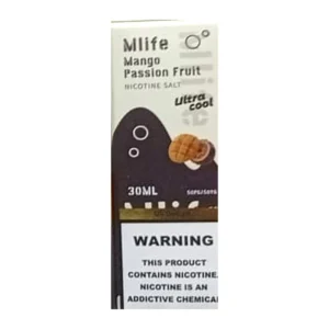 Mlife Ultra Cool Mango Passion Fruit 30ML nic salt box